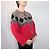 Kenzo Jungle Vintage Pullover der 1980er Jahre Rot Mehrfarben - Ansicht 8