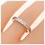 Harry Winston Prinzessschliff Platinbandring - Ansicht 5