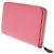 Cartera con cremallera Azap de seda Epsom larga de Hermès Rosa - vista 3