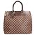 Bolsa Boston Damier Greenwich PM Louis Vuitton Marrom