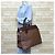 Bolsa Boston Damier Greenwich PM Louis Vuitton Marrom - vista 2