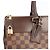 Bolsa Boston Damier Greenwich PM Louis Vuitton Marrom - vista 8