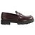 Tory Burch Mocassini in pelle bordeaux Bordò