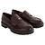 Tory Burch Mocassini in pelle bordeaux Bordò - vista 3
