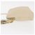 Vintage Bally Schultertasche aus gestepptem Leder mit Kette Beige - Ansicht 4