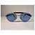 Occhiali da sole aviator Salvatore Ferragamo Nero Blu Silver hardware - vista 2