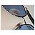 Occhiali da sole aviator Salvatore Ferragamo Nero Blu Silver hardware - vista 8