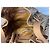 Borsa a mano in pelle beige di Jimmy Choo - vista 14