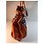 Borsa tote Escada in pelle arancione e tessuto stampato Bianco Rosso Blu - vista 5