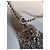 Collana Tassel Swarovski Argento - vista 4
