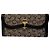 Céline Vintage Celine Paris Macadam Monogram Wallet Brown Camel