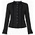 Chanel Tweed Jacke Schwarz - Ansicht 2