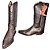 Botas Sendra Marrón Oscuro con Piel