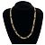 Collana Placcata Oro Logo CD Christian Dior D'oro