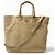 Beige Hirschleder Tote/Schultertasche Prada VIT DAINO - Ansicht 2