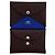 Billetera bi-fold Calvi Duo de Hermès Castaño Azul - vista 5