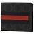 Portefeuille bifold pour homme Gucci Noir Rouge - vue 2
