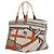 Hermès Marrón Toile H Plume Quadrige al Hilo Steeple 31 Castaño - vista 2