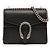 Gucci Kleine Schwarze Leder Dionysus Umhängetasche