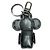 Louis Vuitton Monogram Porte-Clés Doudou Vivienne Keychain Black - view 2