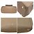 Borsa a mano in pelle Saffiano beige Prada - vista 4