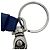 Fendi Zucchino Leder Schlüsselanhänger Braun Schwarz Silber Blau - Ansicht 8