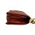 Borsa a spalla in pelle di agnello Chanel Boy con catena Rosso - vista 6