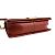 Borsa a spalla in pelle di agnello Chanel Boy con catena Rosso - vista 7