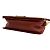 Borsa a spalla in pelle di agnello Chanel Boy con catena Rosso - vista 8