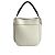 Tote Prada Maggit Logo Leder 2-Wege-Handtasche Schwarz Weiß - Ansicht 3