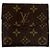Louis Vuitton Vintage Brown Tri-fold Wallet