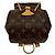 Vintage Montsouris MM Leder-Rucksack von Louis Vuitton Braun - Ansicht 4