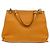 Gucci Bamboo Daily Top Handle in pelle Medium Arancione - vista 2