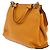 Gucci Bamboo Daily Top Handle in pelle Medium Arancione - vista 4