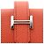 Hermès Bean Lang Wallet aus orangefarbenem Epsom-Leder - Ansicht 12