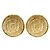 Cambon Vintage vergoldete Clip-Ohrringe von Chanel Golden