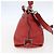 Borsa Sofia in pelle granulata grande di Salvatore Ferragamo Rosso - vista 3