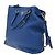Prada Tote Vintage in Pelle Blu - vista 3