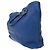 Prada Tote Vintage in Pelle Blu - vista 4