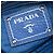 Prada Tote Vintage in Pelle Blu - vista 6