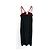 Seidenkleid mit Lederträgern Prada Herbst 2014 Schwarz - Ansicht 4