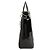 Borsa Lady Dior in pelle verniciata nera Nero - vista 3