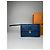 Clutch Vintage Louis Vuitton in Pelle EPI Blu - vista 6