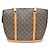 Borsa Babylone in Tela Monogram Louis Vuitton Marrone