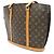 Borsa Babylone in Tela Monogram Louis Vuitton Marrone - vista 4