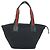 Bolsa Tote Web Zip Gucci GG Canvas Média Preto - vista 2