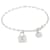 Hermès Hermes 925 Silver Charm Bracelet Silvery  - view 3