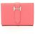 Tarjetero Mini Bearn de Hermès en Rosa Azalee