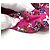 Set di Scrunchie in Seta Louis Vuitton Nero Bianco - vista 11