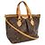 Louis Vuitton Palermo Handtasche aus Monogramm-Canvas PM Braun - Ansicht 2